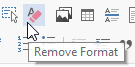 remove format tool