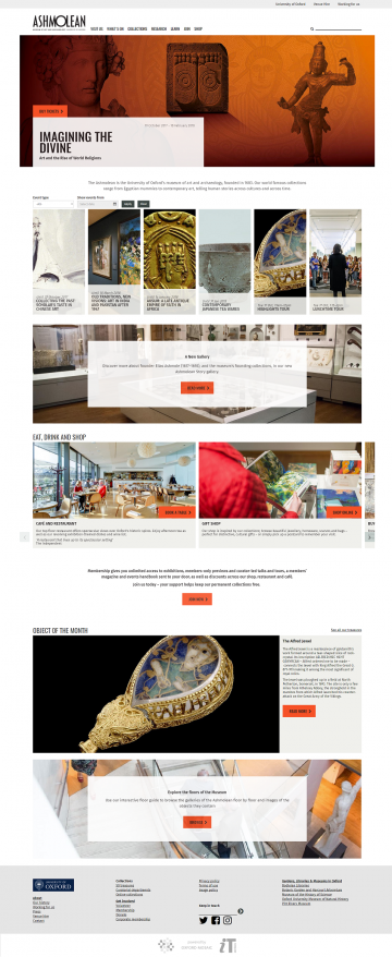 Ashmolean Museum homepage